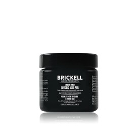 Brickell Men's Smooth Finish Glycolic Acid Peel Natural & Organic Anti-Aging Anti-Wrinkle Fragrance 2 oz Brickell Men's Products / 브리켈 남성용 매끄러운 마무리 글리콜산 필 천연 및 유기농 주름 개선용 안티에이징 2온스 향료