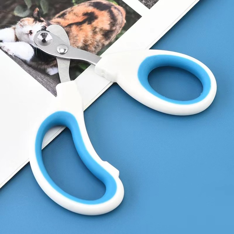 Vesslam Cat Nail Clippers with Circular Cut Hole -Avoid Over