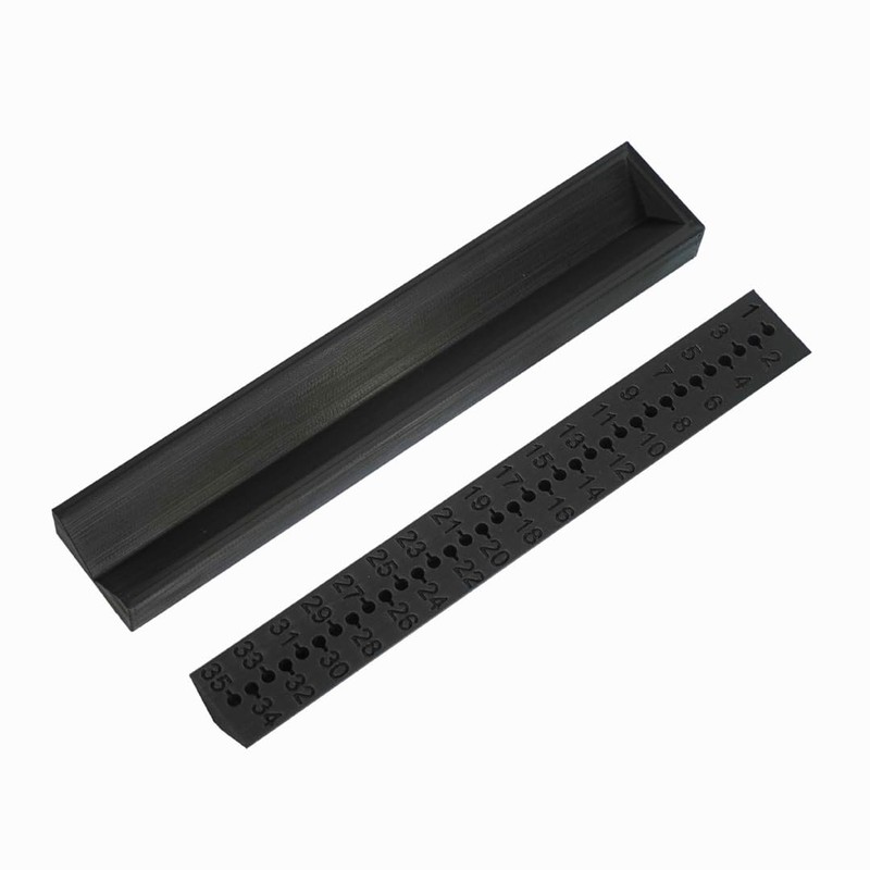 Signature Punching Tool for Bookbinding Awl Guide and Cradle (9