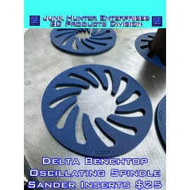 Junk Hunter Enterprises DELTA BOSS B.O.S.S. Bench Benchtop Oscillating Spindle Sander Inserts