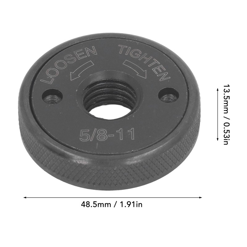 5/8‑11 Angle Grinder Flange Nut Alloy Steel Non Slip Self
