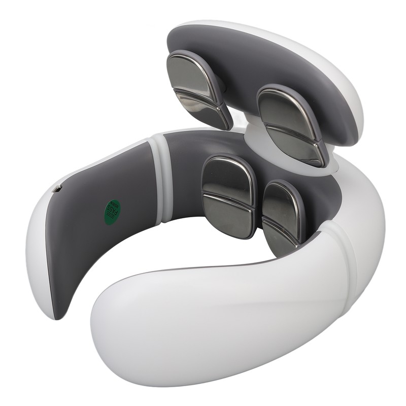 USB Intelligent Neck Massager 6 Modes Kneading Hot Compress TENS