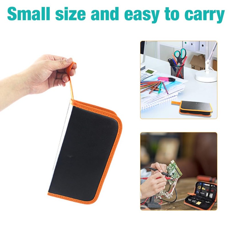 Soldering Iron Kit, 60W Adjustable Temperature 200-480℃ Welding Tools, 27Pcs