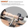 VINWOX 20" Full Size 4 PCS Carbide Wood Lathe Turning