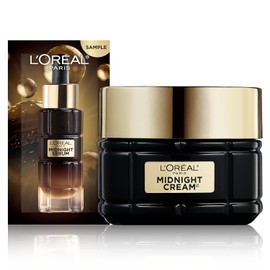 LOreal Paris Age Perfect Anti Aging Midnight Cream, Antioxidants  Vitamin E to Smooth Wrinkles  Firm Skin 1.7 oz  Serum Sample (Packaging May Vary)   