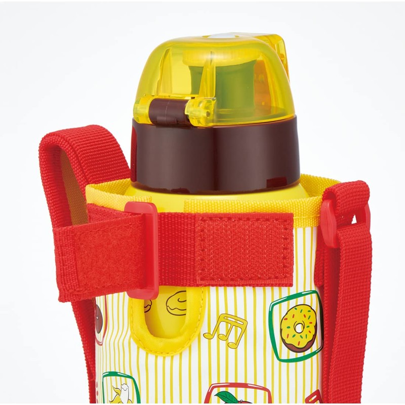 Skater KSTCH4-A Curious George Water Bottle, 13.5 fl oz (400