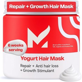 Maka Capillary Health Yogurt Hair Mask Oil Control, Sulfate, and Salt-Free Hair Growth Organic, 12 Fl Oz