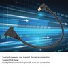 DP Female to Mini DP Male Cable Double Hole Lockable