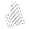 12Pcs Laboratory Spatula 304 Stainless Steel Multifunctional Sampling Scoop Experiment