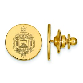 Navy Crest Lapel Pin (Gold Plated)