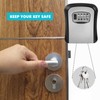 Jsdoin Key Safe Wall Mounted 4-Position Combination Key Lock Box