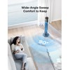 PELONIS 42-Inch Tower Fan for bedroom, Standing Fan with 90°