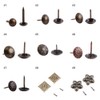 Hztyyier 100 pieces antique upholstery tacks, push pins for upholstery
