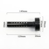 CYDZSW 2Pcs Universal Motorcycle Exhaust Muffler Silencer Insert Baffle Can