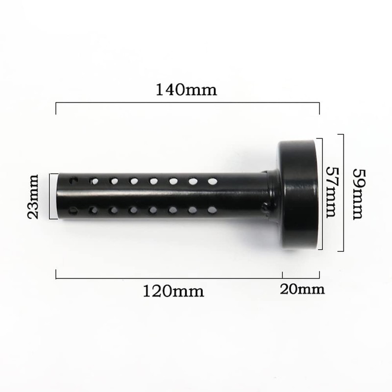 CYDZSW 2Pcs Universal Motorcycle Exhaust Muffler Silencer Insert Baffle Can