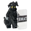 Modern Brick Warfare SWAT Police Officer Pointman Custom Minifigure