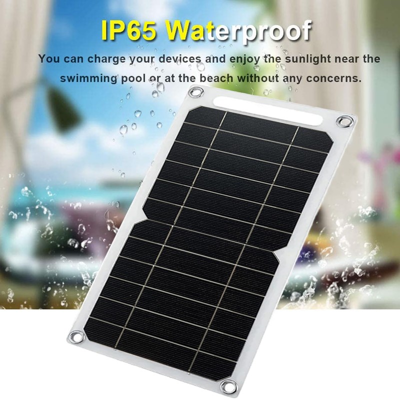 Aocoray Mini 5V 6W USB Solar Panel, Portable 5 Volt