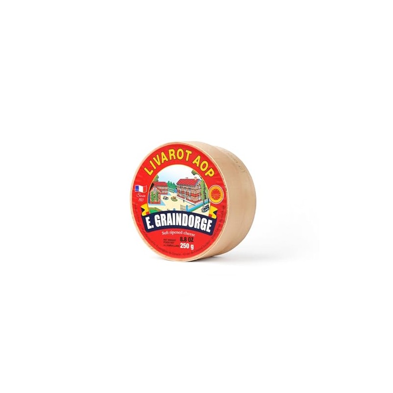 French Cow Milk Cheese Petit Livarot - 7 OZ /