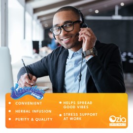 Ozia Originals Kava Kava Candy - 8 Kava Candies Per Pack, Kava Extract Stress Relief Supplement, Natural Kava Root Chill Happy Pill, Encourages Positive Mood - Orange Flavor, 4 Packs