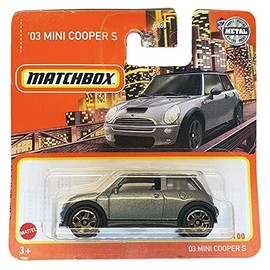 Matchbox MBX - ´03 Mini Cooper S - Silver Grey Metallic 73/100 - GXM91 - Superfast - Lesney - 2021 - Short Card