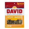 DAVID Roasted and Salted Spicy Queso Jumbo Sunflower Seeds, Keto