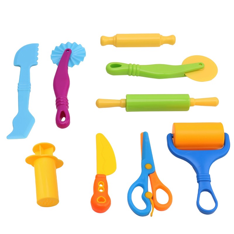 Inxens 9 PCS Craft Dough Tool Set for Kids, Modeling