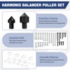 DASBET 46PCS Harmonic Balancer Puller Set, Steering Wheel Puller Kit