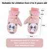 JUPSK Toddler Winter Ski Gloves Waterproof Snowboard Mittens Anti Slip