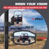 UTV Side View Mirrors, Lumimotor Ranger Side Mirrors Aluminum w/LED
