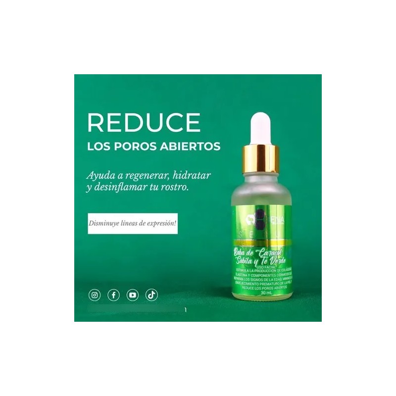 Serum Bena Belleza Natural Baba De Caracol Sbila T Verde