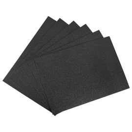 uxcell Black Shiny EVA Foam Sheets 11 x 8 Inch 2mm Thick for Crafts DIY Project 6Pcs