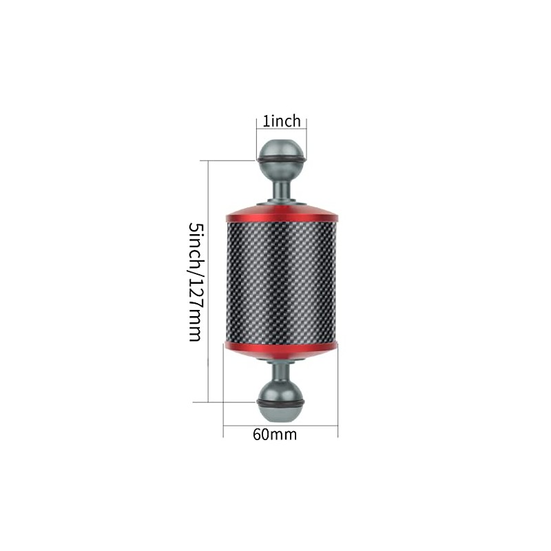 CS PRIORITY Enhanced Dia 60mm Carbon Fiber Float Buoyancy Aquatic