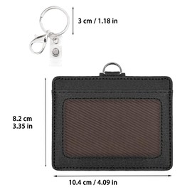 ID Card Holder for ID Card Holder, Office, School, Employee, Durable, Stylish, Card Case (Horizontal)