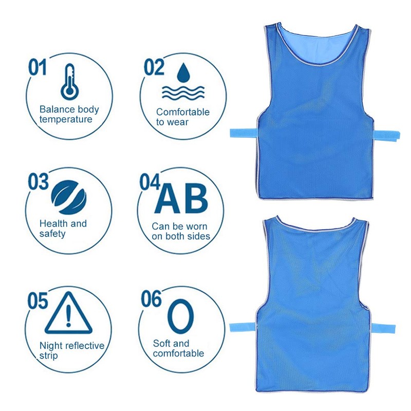 Canyita Ice Cooling Vest Outdoor Reusable Summer Cooling Vest Resistant