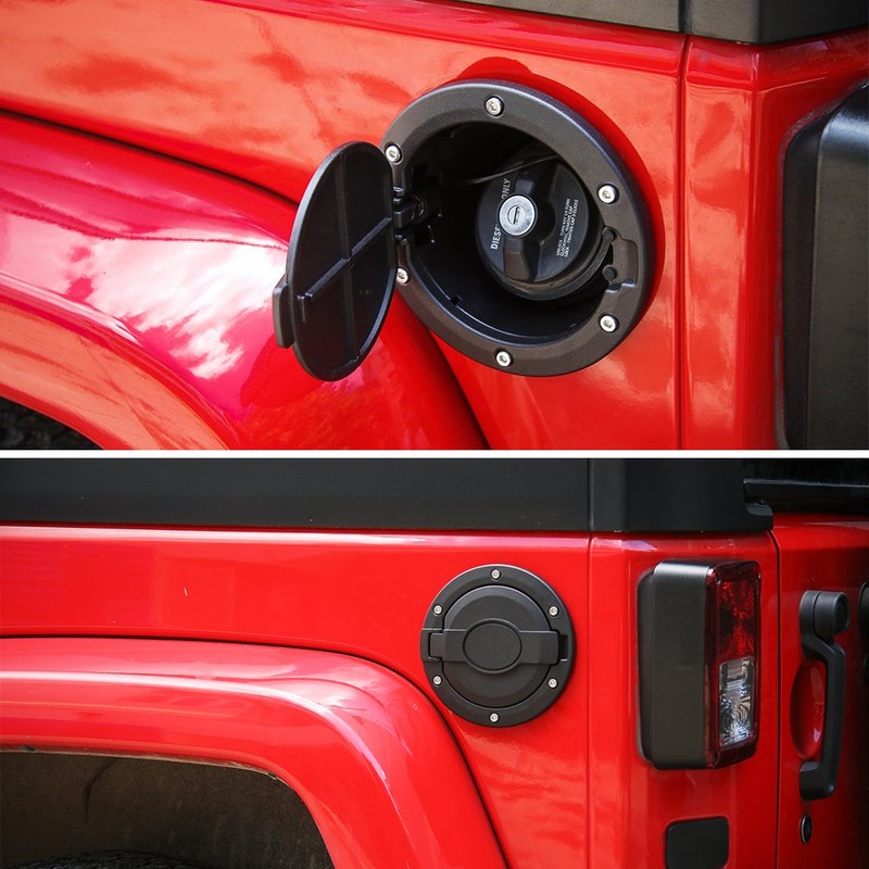 JeCar Tapa de gas de aluminio para puerta de llenado
