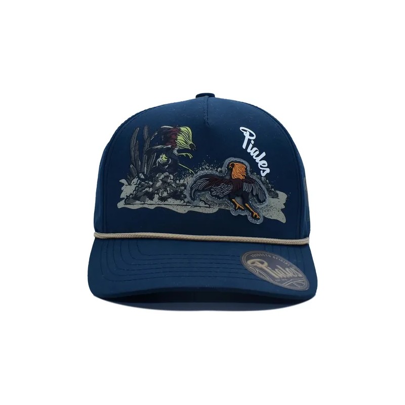 Gorra Piales: Country Gallo Azul Sku:0190