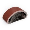 Sruhrak 75 x 533 MM Sanding Belts, 80 Grits Fabric