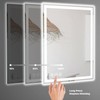 Memobarco LED Mirror for Bathroom 20"x 28" with Frontlit and