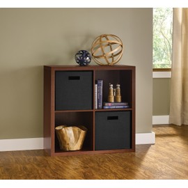 ClosetMaid 4-Cube Decorative Storage Cube Storage Organizer, Dark Chestnut