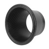 Turbo Air Intake Pipe Funnel Kit Universal Rubber Carbon Fiber