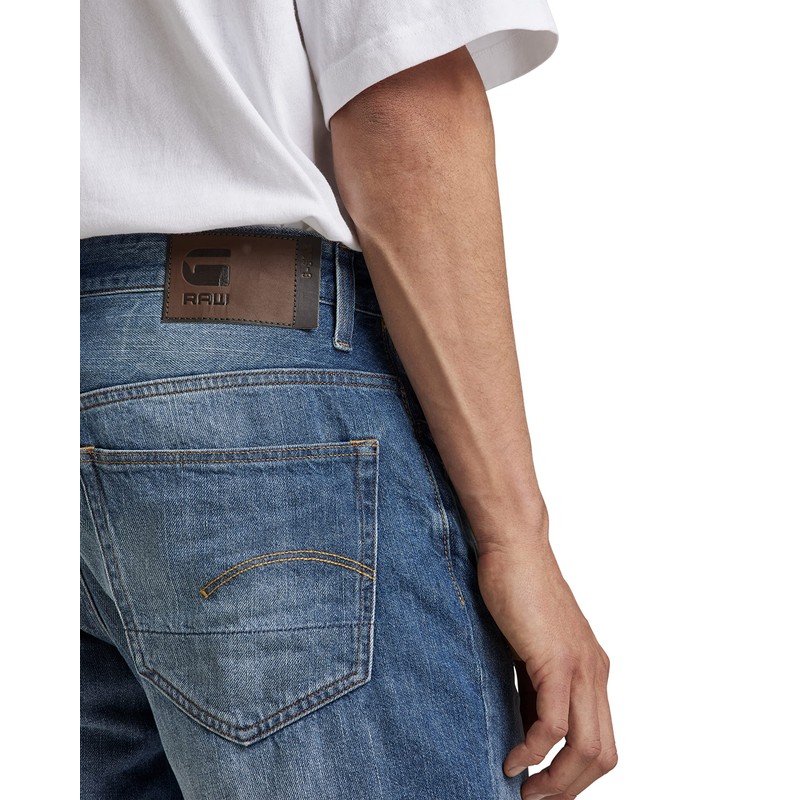 G-Star Raw 3301 Men's Shorts, Blue (Medium Aged 8973-71), 38W