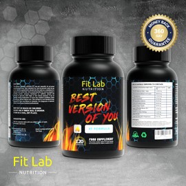 FIT LAB NUTRITION Fit Lab - 120 Capsules - for Women & Men - Weighto Management - 60 Days Supply
