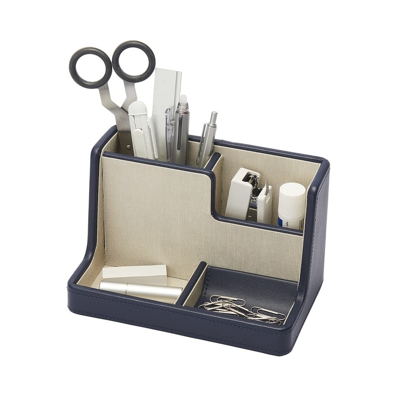 Chatani Sangyo 240-472 Telework Stationery Stand, Navy, W 7.1 x