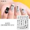 KADS 5pcs Nail Stamp Plates set Nails Art Stamping Plate