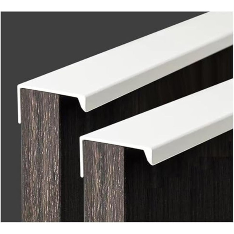 KYRYD Concealed Kitchen Door Handles，4 Pack Concealed Kitchen Cupboard Handles,20mm
