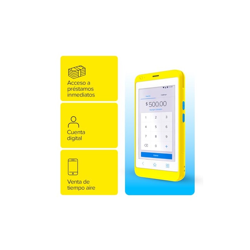 MERCADO PAGO POINT Air, Terminal para Tarjetas con Internet Ilimitado,