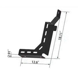 TIOYAR Tacoma Bed Stiffener Brackets Support Compatible with Toyota Tacoma 2016-2022 3rd Gen Pickup Trucks