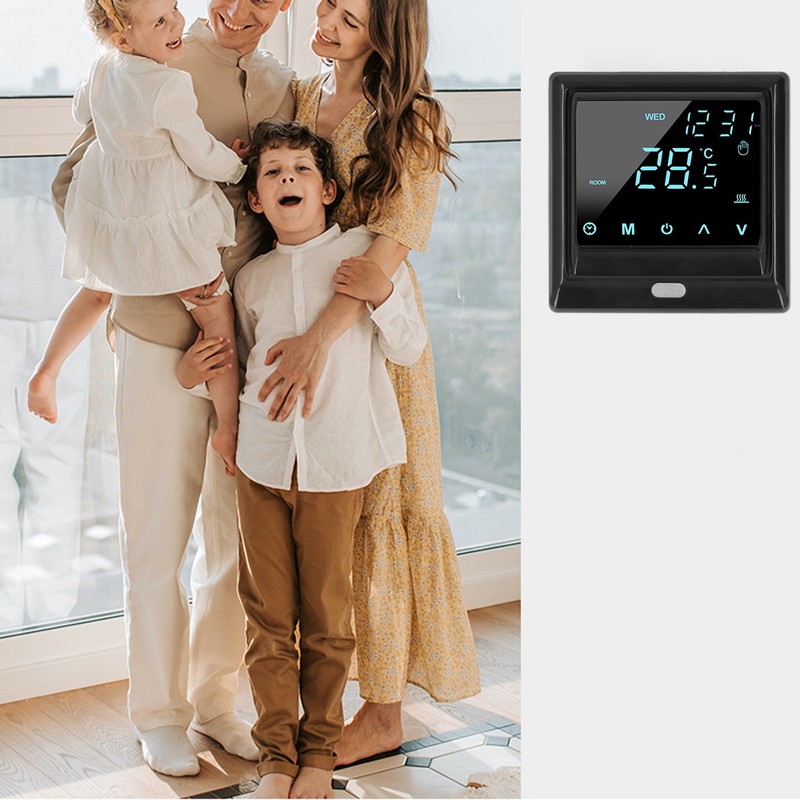 Intelligent Temperature Controller LCD Touchscreen APP Remote Control Bluetooth Smart