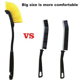 Crevice Cleaning Brush Multi Functional Gap Scrub Brush Tools for Kitchen Corners, Faucets, Baseboards & Bathroom Shower Tile Gaps, Grout, Sink & Household Tight Spaces, Dead Corners, Vehicle, Window