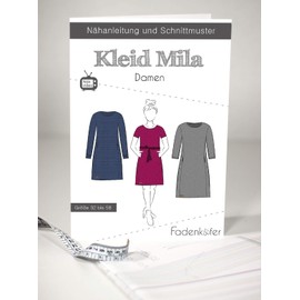 Mila Women's Dress Sewing Pattern and Sewing Instructions